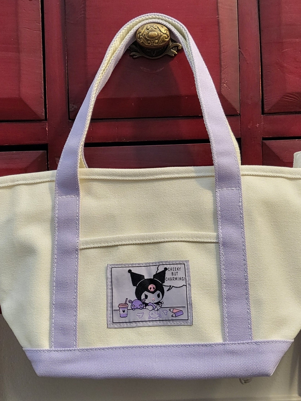 Sanrio Kuromi Small Canvas Tote Bag